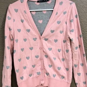 Pink hearts sweater